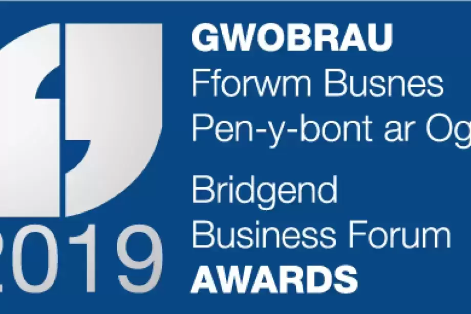 GWOBRAU Fforwn Busne Pen-y-Bont ar Ogwr Bridgend Business forum AWARDS 2019