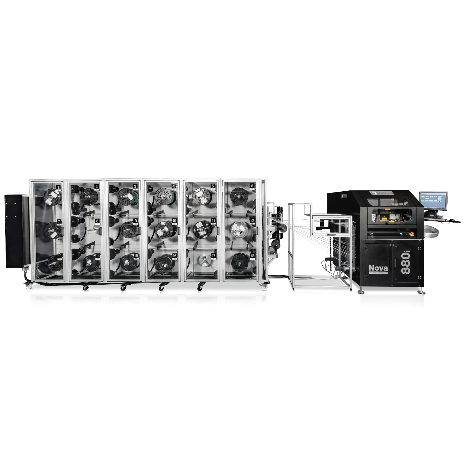 Nova 800i Series Laser Wire Marker with 36-station MSDR (Powered)